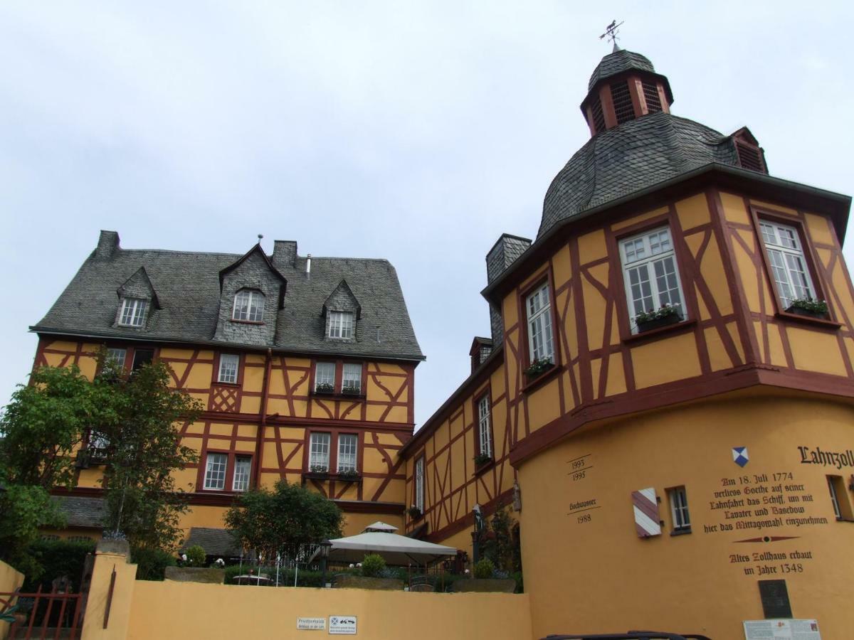 Pension Historisches Wirtshaus An Der Lahn Hotell Lahnstein Exteriör bild